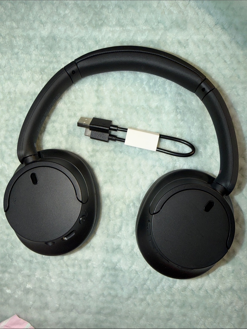 Sony Black Wireless Over-Ear Headphones with USB Cable WHCH720N